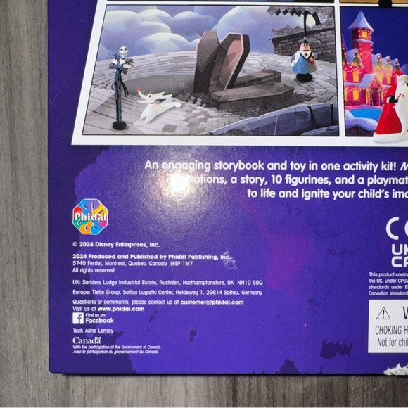 Disney Nightmare Before Christmas My Busy Books - Storybook, 10 figurines, play - Picture 10 of 11